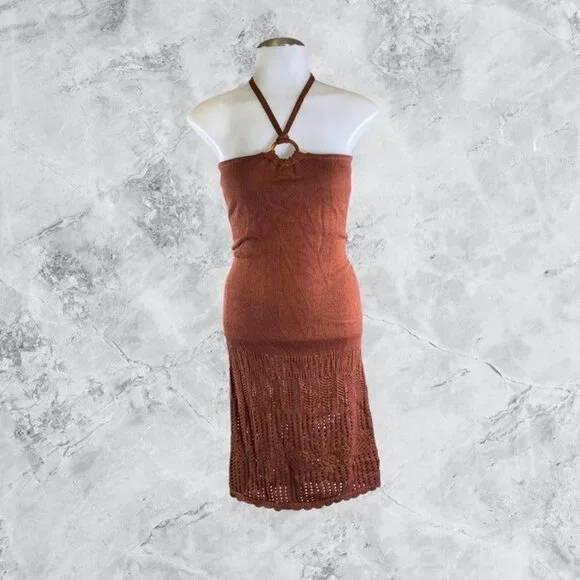 Tularosa Sachi O Ring Midi Skirt in Clay - Picture 3 of 10